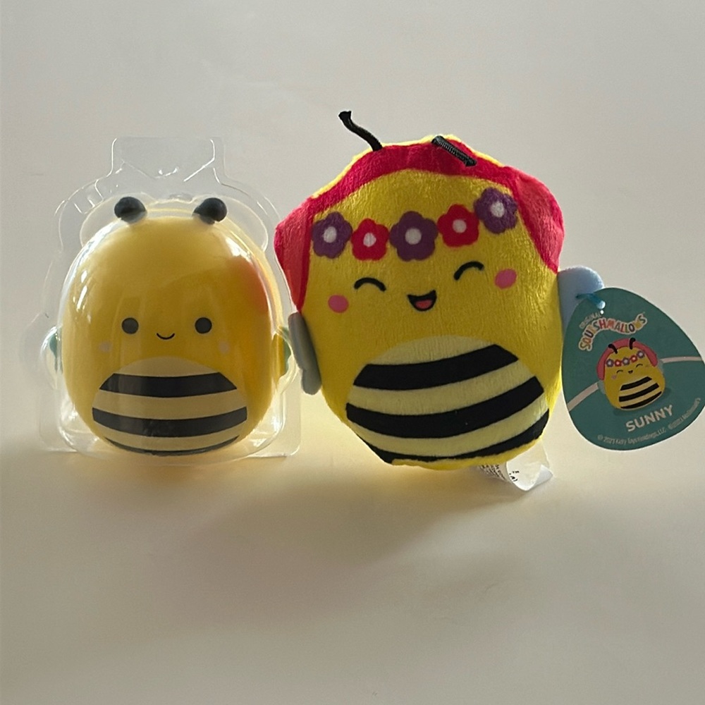 Squooshems Squishmallow Bee and Squishmallows Sunny, NEW! - Picture 1 of 5